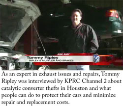 Ripley's Muffler and Brakes on Channel 2 News | Ripley’s Total Car Care