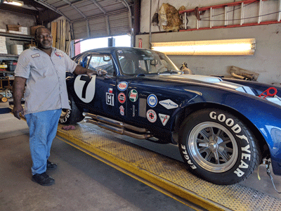 Daytona Race Car Custom Mandrel | Ripley's Total Car Care